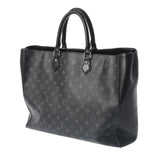 LOUIS VUITTON ルイヴィトン モノグラムエクリプス グランサック 黒/グレー M44733 メンズ モノグラムキャンバス トートバッグ ABランク 中古 銀蔵