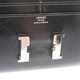 HERMES エルメス コンスタンス スリム 黒 C刻印(2018年頃) レディース タデラクト 二つ折り財布 Bランク 中古 銀蔵