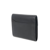 HERMES エルメス コンスタンス スリム 黒 C刻印(2018年頃) レディース タデラクト 二つ折り財布 Bランク 中古 銀蔵