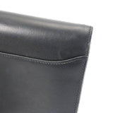 HERMES エルメス コンスタンス スリム 黒 C刻印(2018年頃) レディース タデラクト 二つ折り財布 Bランク 中古 銀蔵