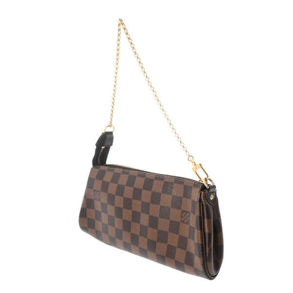 LOUIS VUITTON ルイヴィトン ダミエ エヴァ ブラウン N55213 レディース ダミエキャンバス ショルダーバッグ ABランク 中古 銀蔵