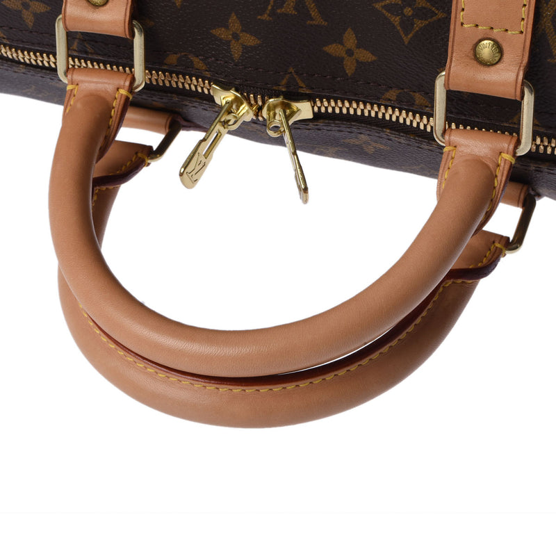 LOUIS VUITTON ルイヴィトン モノグラム キーポル 55 ブラウン M41424 ユニセックス モノグラムキャンバス ボストンバッグ ABランク 中古 銀蔵