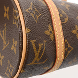 LOUIS VUITTON ルイヴィトン モノグラム ミニパピヨン 19cm ブラウン M51389 レディース モノグラムキャンバス ハンドバッグ ABランク 中古 銀蔵