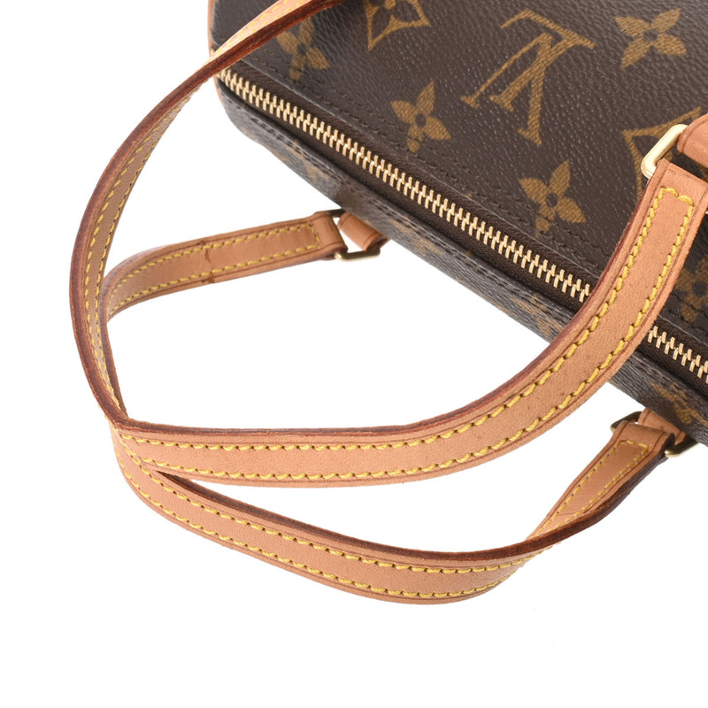 LOUIS VUITTON ルイヴィトン モノグラム ミニパピヨン 19cm ブラウン M51389 レディース モノグラムキャンバス ハンドバッグ ABランク 中古 銀蔵