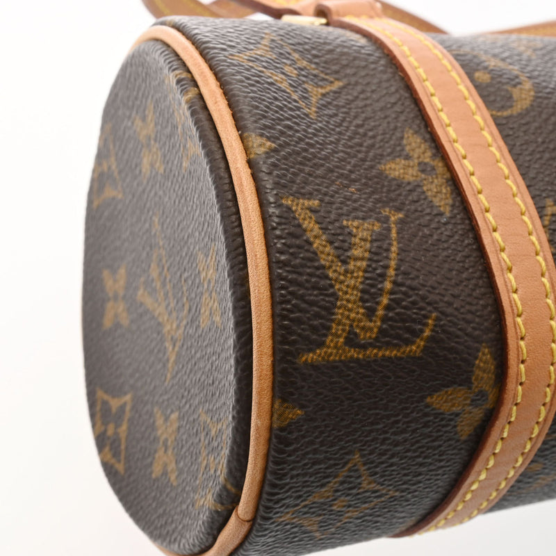 LOUIS VUITTON ルイヴィトン モノグラム ミニパピヨン 19cm ブラウン M51389 レディース モノグラムキャンバス ハンドバッグ ABランク 中古 銀蔵