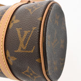 LOUIS VUITTON ルイヴィトン モノグラム ミニパピヨン 19cm ブラウン M51389 レディース モノグラムキャンバス ハンドバッグ ABランク 中古 銀蔵