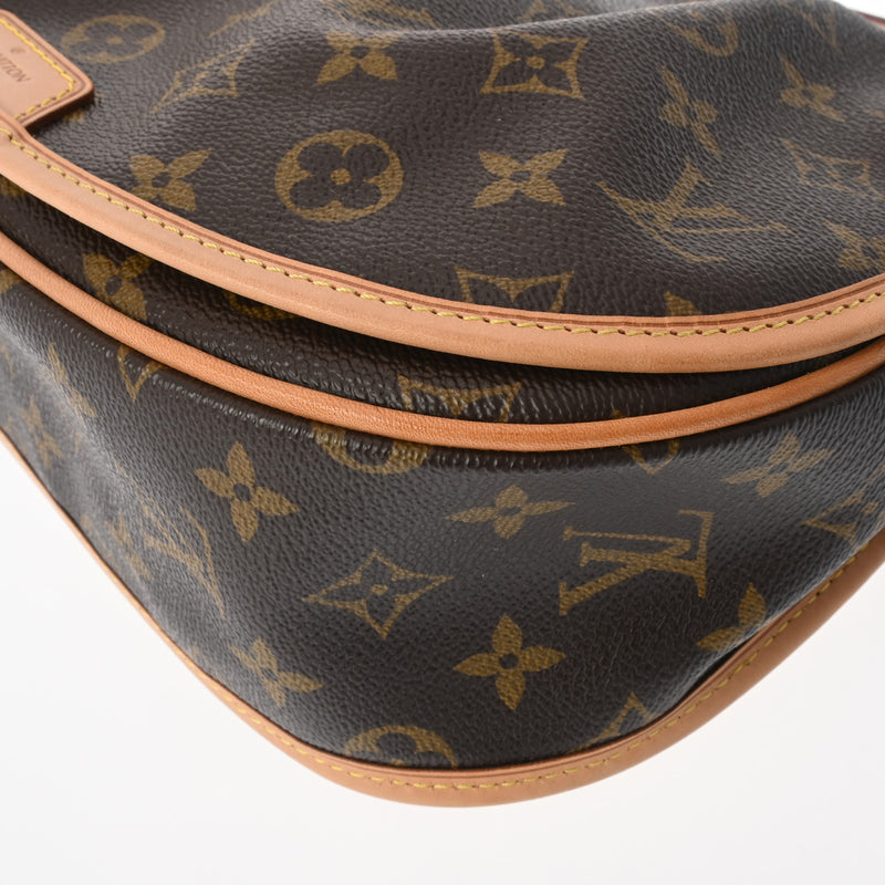 LOUIS VUITTON ルイヴィトン モノグラム メニルモンタン PM ブラウン M40474 レディース モノグラムキャンバス ショルダーバッグ Aランク 中古 銀蔵