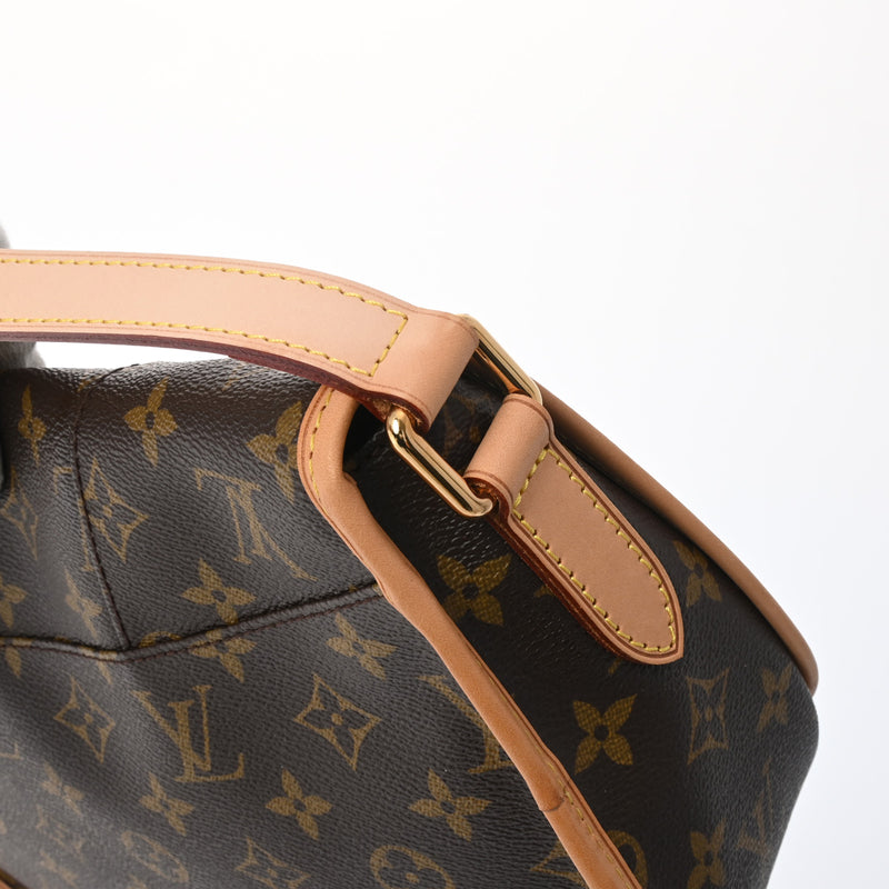 LOUIS VUITTON ルイヴィトン モノグラム メニルモンタン PM ブラウン M40474 レディース モノグラムキャンバス ショルダーバッグ Aランク 中古 銀蔵