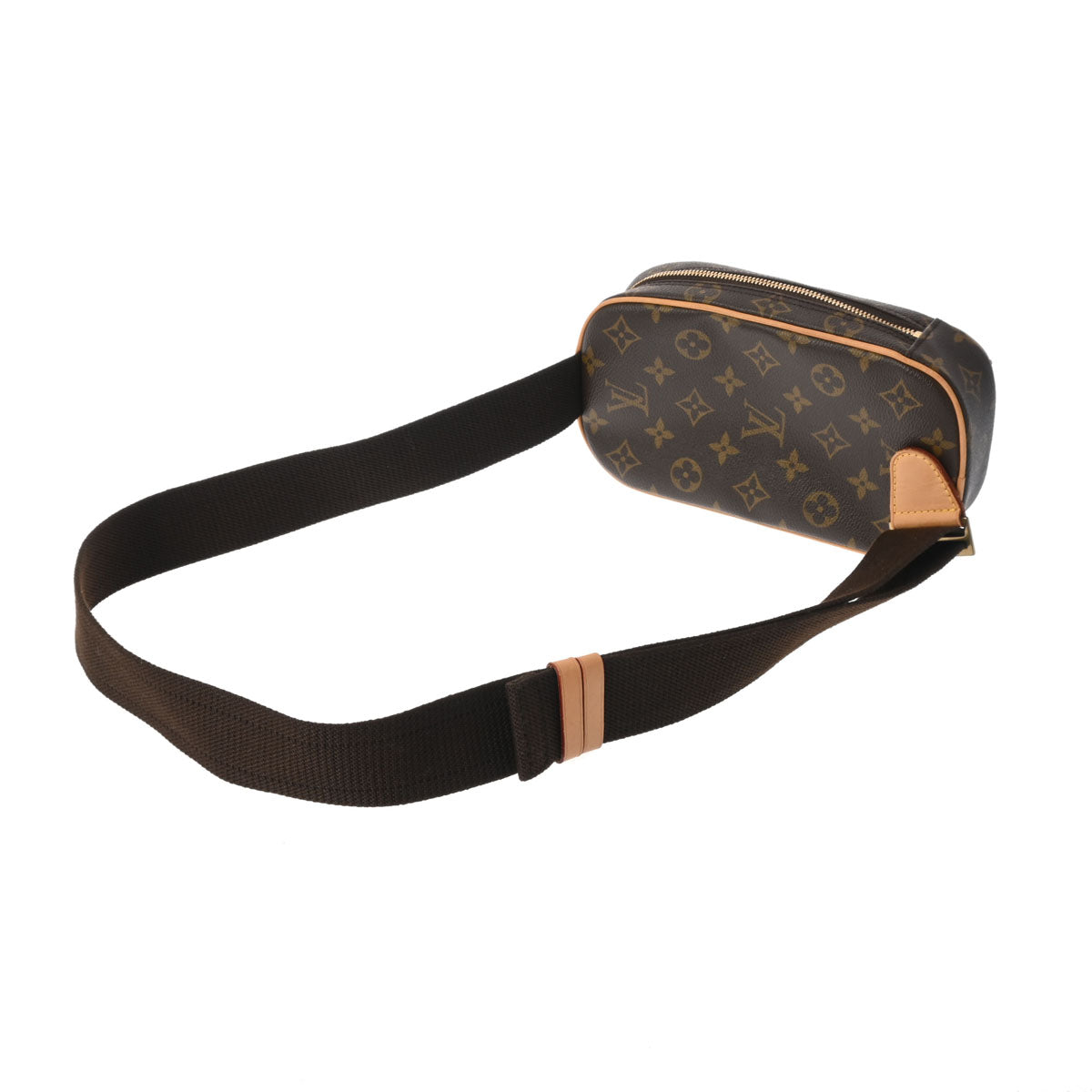 ルイヴィトンポシェットガンジュ 14145 ブラウン レディース モノグラムキャンバス ボディバッグ M51870 LOUIS VUITTON 中古  – 銀蔵オンライン