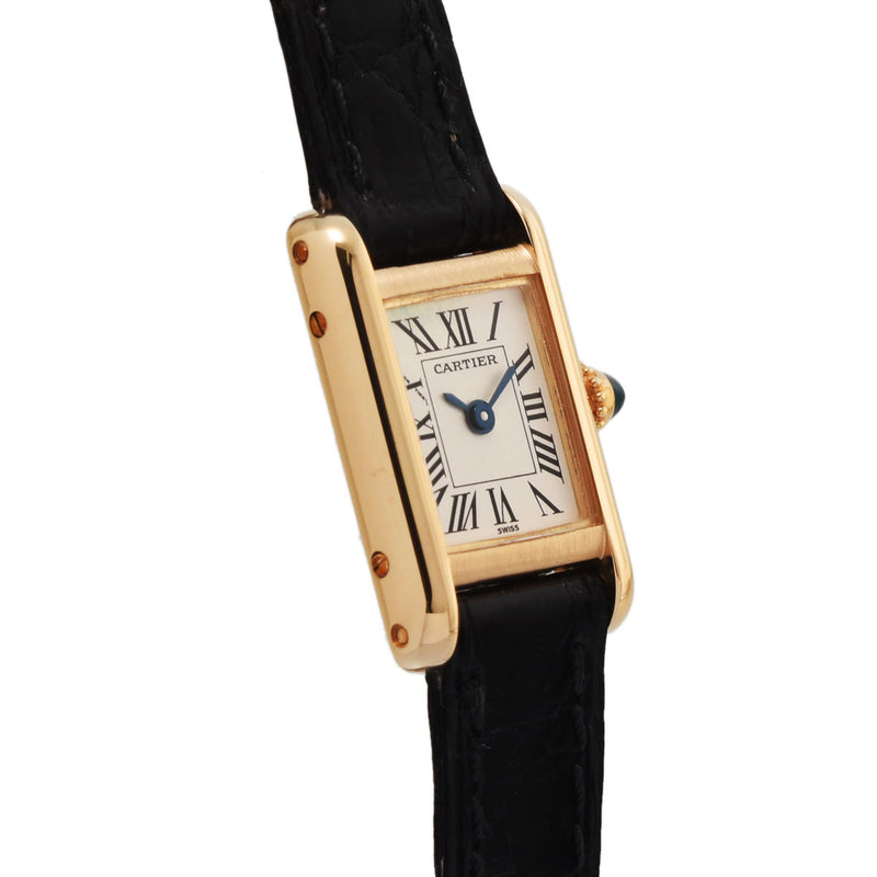 カルティエミニタンク レディース 腕時計 W1501856 CARTIER 中古 