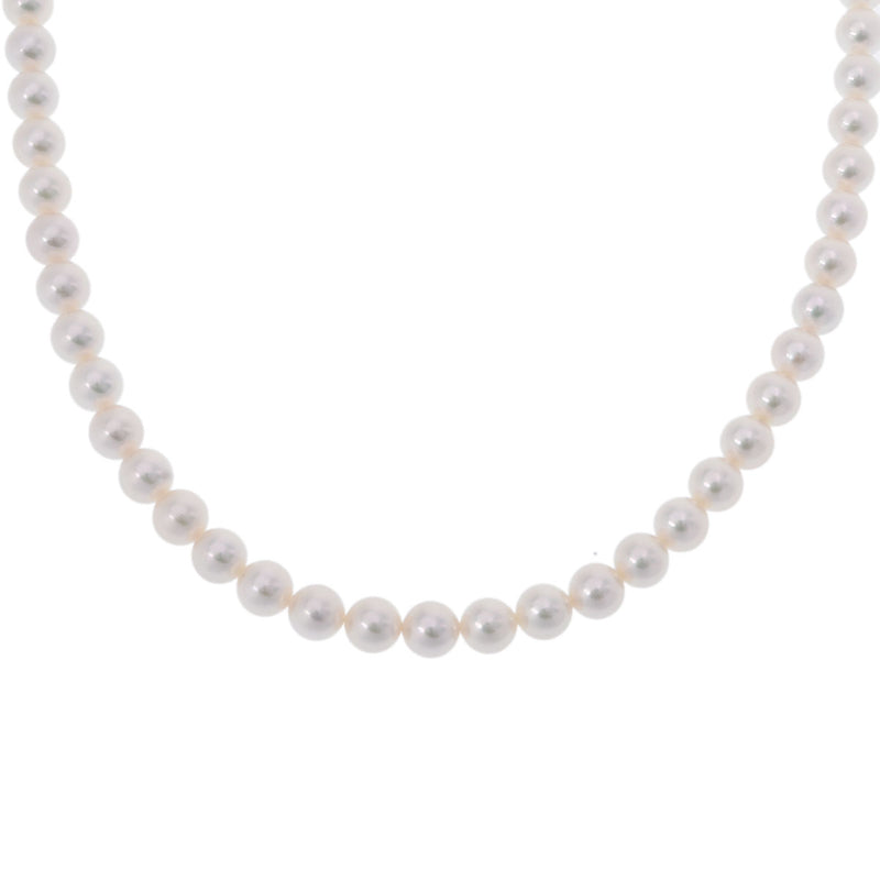 MIKIMOTO ミキモト パールネックレス - レディース シルバー ネックレス Aランク 中古 銀蔵