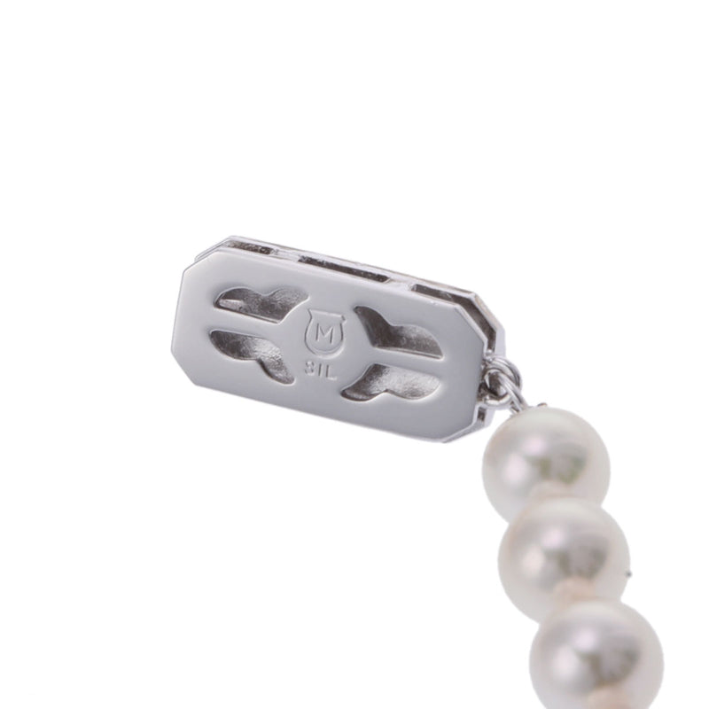 MIKIMOTO ミキモト パールネックレス - レディース シルバー ネックレス Aランク 中古 銀蔵