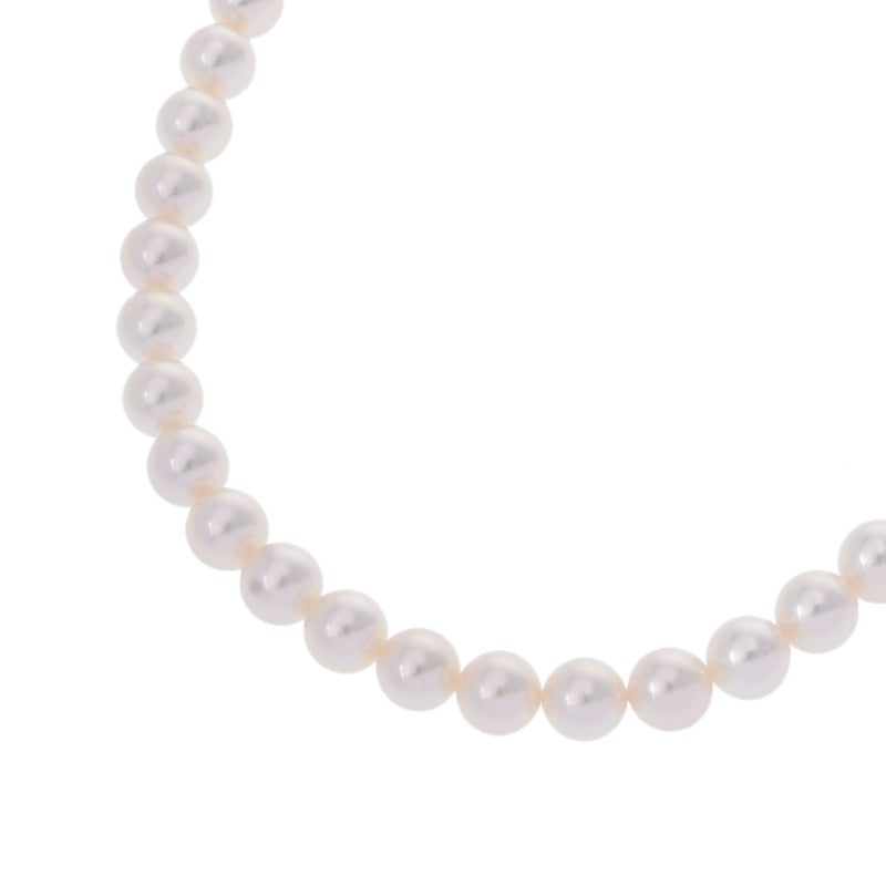 MIKIMOTO ミキモト パールネックレス - レディース シルバー ネックレス Aランク 中古 銀蔵