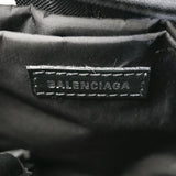 BALENCIAGA バレンシアガ ウィール XS ドローリング ドット 2WAY 黒/白 シルバー金具 656682 レディース ナイロン ショルダーバッグ Aランク 中古 銀蔵