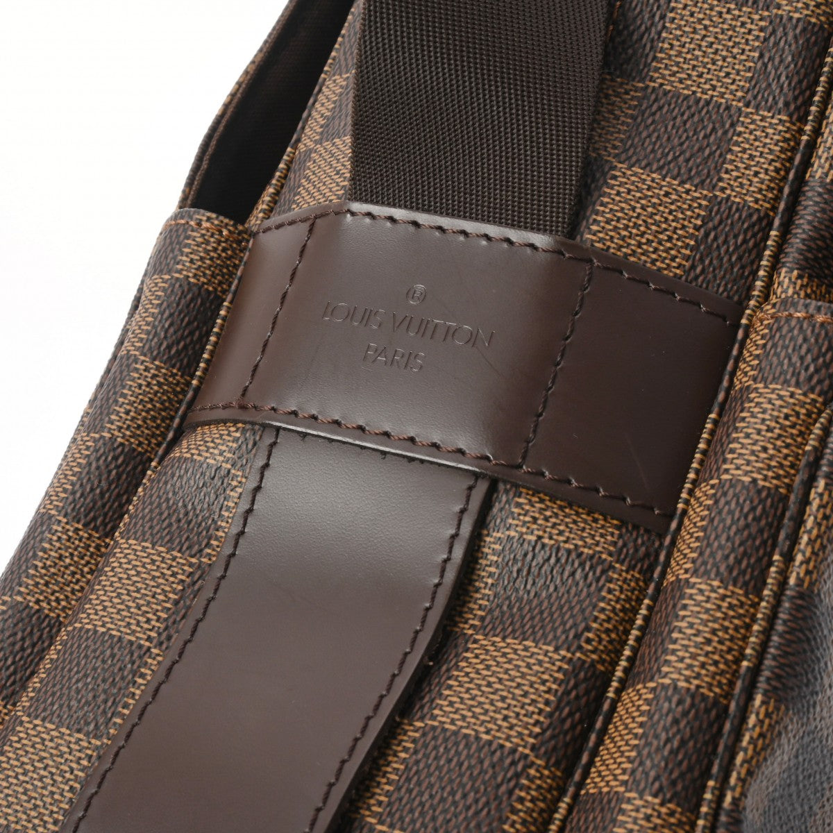 ルイヴィトン ナヴィグリオ ダミエ ショルダーバッグ ダミエキャンバス N45255 ブラウン ユニセックス LOUIS VUITTON  中古 ルイヴィトンナヴィグリオ 14137 ブラウン ユニセックス ダミエ