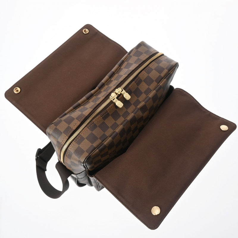 LOUIS VUITTON ルイヴィトン ダミエ ナヴィグリオ  ブラウン N45255 ユニセックス ダミエキャンバス ショルダーバッグ Aランク 中古 銀蔵