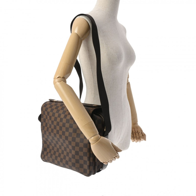 LOUIS VUITTON ルイヴィトン ダミエ ナヴィグリオ  ブラウン N45255 ユニセックス ダミエキャンバス ショルダーバッグ Aランク 中古 銀蔵