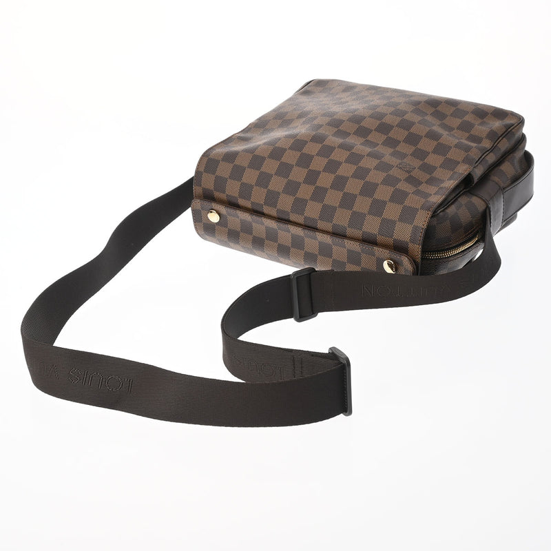 LOUIS VUITTON ルイヴィトン ダミエ ナヴィグリオ  ブラウン N45255 ユニセックス ダミエキャンバス ショルダーバッグ Aランク 中古 銀蔵
