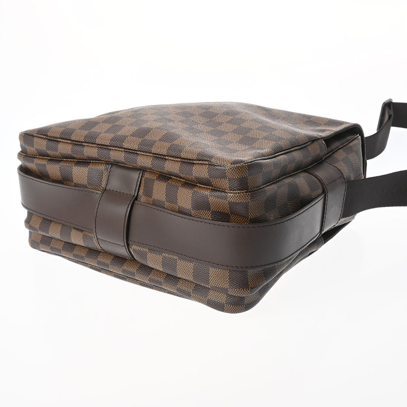 LOUIS VUITTON ルイヴィトン ダミエ ナヴィグリオ  ブラウン N45255 ユニセックス ダミエキャンバス ショルダーバッグ Aランク 中古 銀蔵