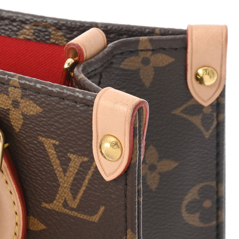 LOUIS VUITTON ルイヴィトン モノグラム サックプラ BB ブラウン M46265 ユニセックス モノグラムキャンバス ハンドバッグ Aランク 中古 銀蔵