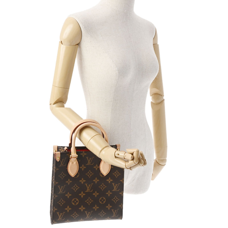 LOUIS VUITTON ルイヴィトン モノグラム サックプラ BB ブラウン M46265 ユニセックス モノグラムキャンバス ハンドバッグ Aランク 中古 銀蔵