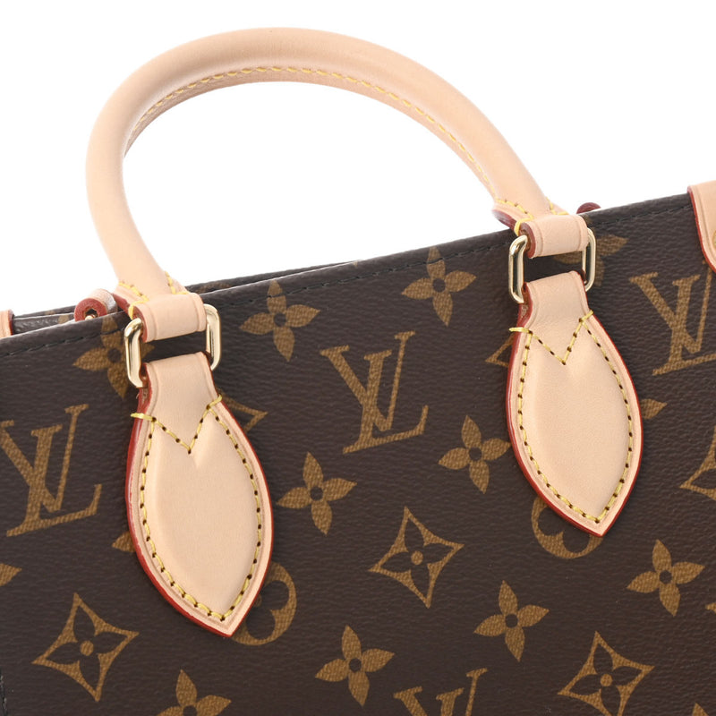 LOUIS VUITTON ルイヴィトン モノグラム サックプラ BB ブラウン M46265 ユニセックス モノグラムキャンバス ハンドバッグ Aランク 中古 銀蔵