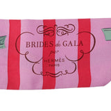 HERMES エルメス ツイリー BRIDES DE GALA 旧タグ ピンク/レッド/グリーン - レディース シルク100％ スカーフ ABランク 中古 銀蔵