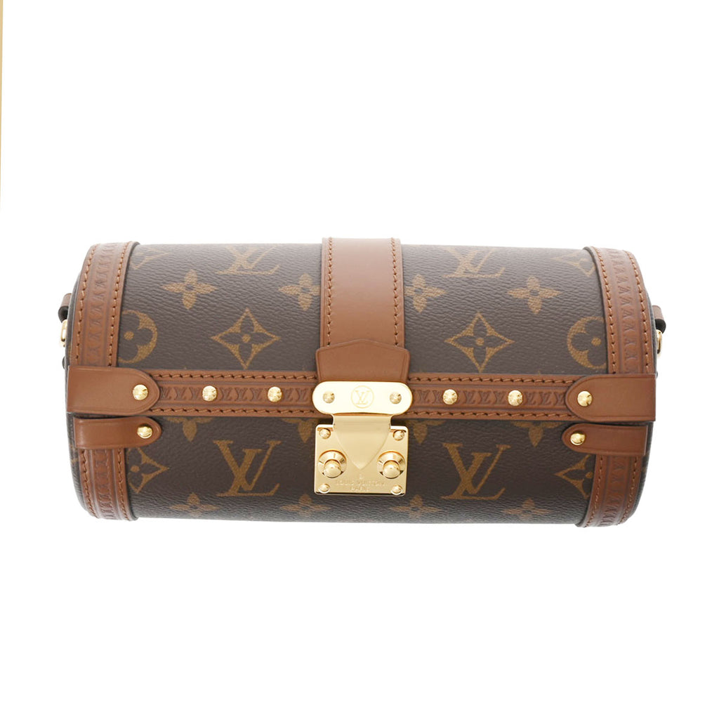 LOUIS VUITTON ルイヴィトン モノグラム パピヨントランク 2WAY ブラウン M57835 レディース モノグラムキャンバス  ショルダーバッグ Aランク 中古 銀蔵