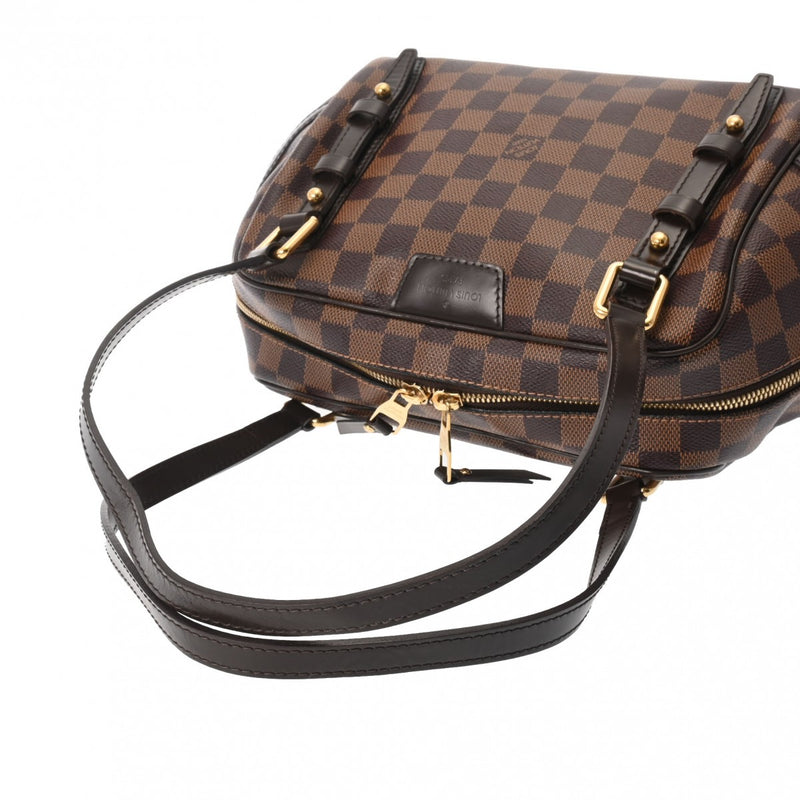 LOUIS VUITTON ルイヴィトン ダミエ リヴィントン PM ブラウン N41157 レディース ダミエキャンバス ハンドバッグ ABランク 中古 銀蔵