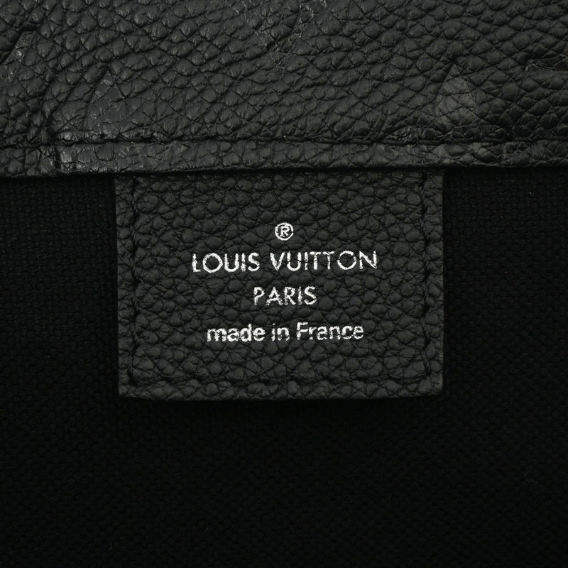 LOUIS VUITTON ルイヴィトン モノグラムアンプラント ウィズホールズ MM 川久保玲コラボ 黒 M58661 レディース レザー トートバッグ ABランク 中古 銀蔵