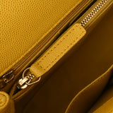 CHANEL シャネル マトラッセ トップハンドル 29 2WAY イエロー A92991 レディース キャビアスキン ハンドバッグ ABランク 中古 銀蔵