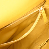 CHANEL シャネル マトラッセ トップハンドル 29 2WAY イエロー A92991 レディース キャビアスキン ハンドバッグ ABランク 中古 銀蔵