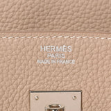 HERMES エルメス バーキン 35 アルジル パラジウム金具 - □P刻印(2012年頃) ユニセックス トリヨンクレマンス ハンドバッグ ABランク 中古 銀蔵