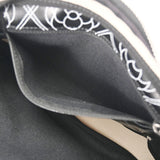 CHANEL シャネル ロゴ カメリア 黒/白 レディース レザー ショルダーバッグ Aランク 中古 銀蔵