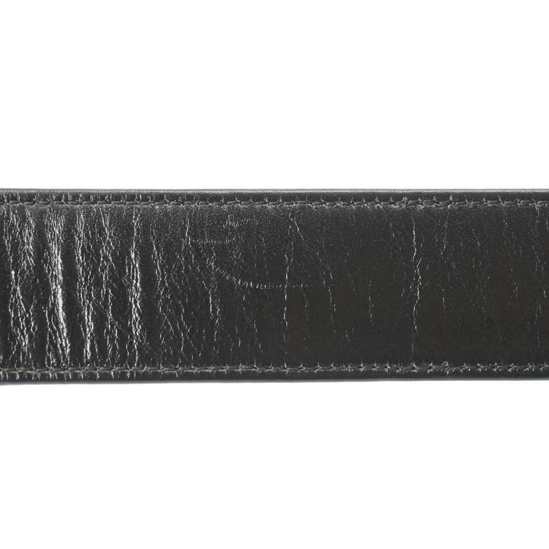 CHANEL シャネル ロゴ カメリア 黒/白 レディース レザー ショルダーバッグ Aランク 中古 銀蔵