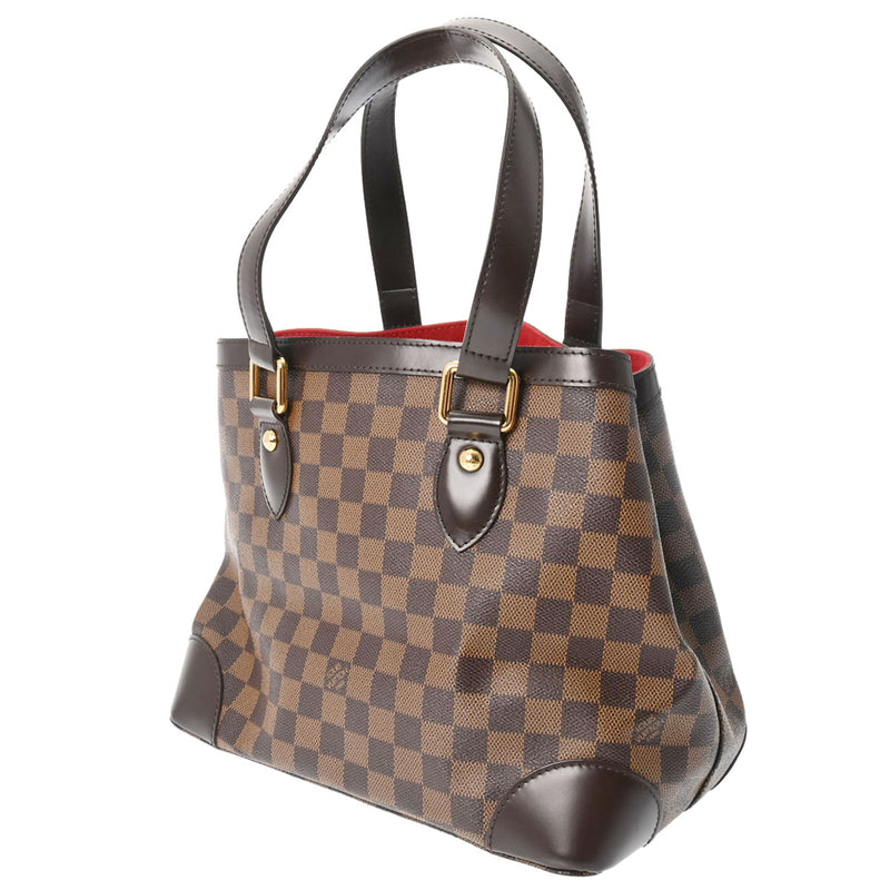 LOUIS VUITTON ルイヴィトン ダミエ ハムステッド PM ブラウン N51205 レディース ダミエキャンバス ハンドバッグ Aランク 中古 銀蔵