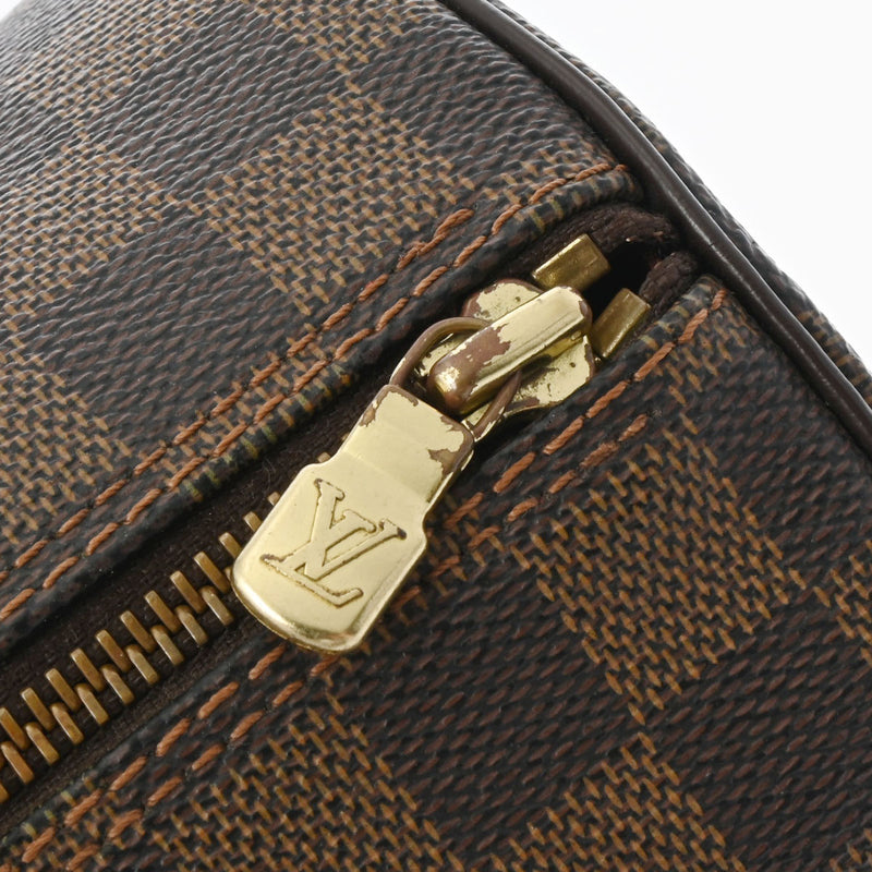 LOUIS VUITTON ルイヴィトン ダミエ パピヨン 30 ブラウン N51303 レディース ダミエキャンバス ハンドバッグ Bランク 中古 銀蔵