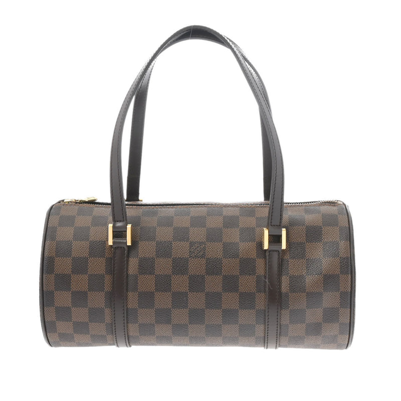 LOUIS VUITTON ルイヴィトン ダミエ パピヨン 30 ブラウン N51303 レディース ダミエキャンバス ハンドバッグ Bランク 中古 銀蔵