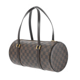 LOUIS VUITTON ルイヴィトン ダミエ パピヨン 30 ブラウン N51303 レディース ダミエキャンバス ハンドバッグ Bランク 中古 銀蔵