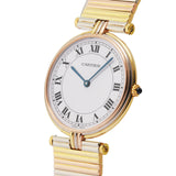 カルティエ トリニティ アンティーク ホワイト レディース 腕時計 クォーツ 中古 銀蔵