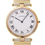 カルティエ トリニティ アンティーク ホワイト レディース 腕時計 クォーツ 中古 銀蔵