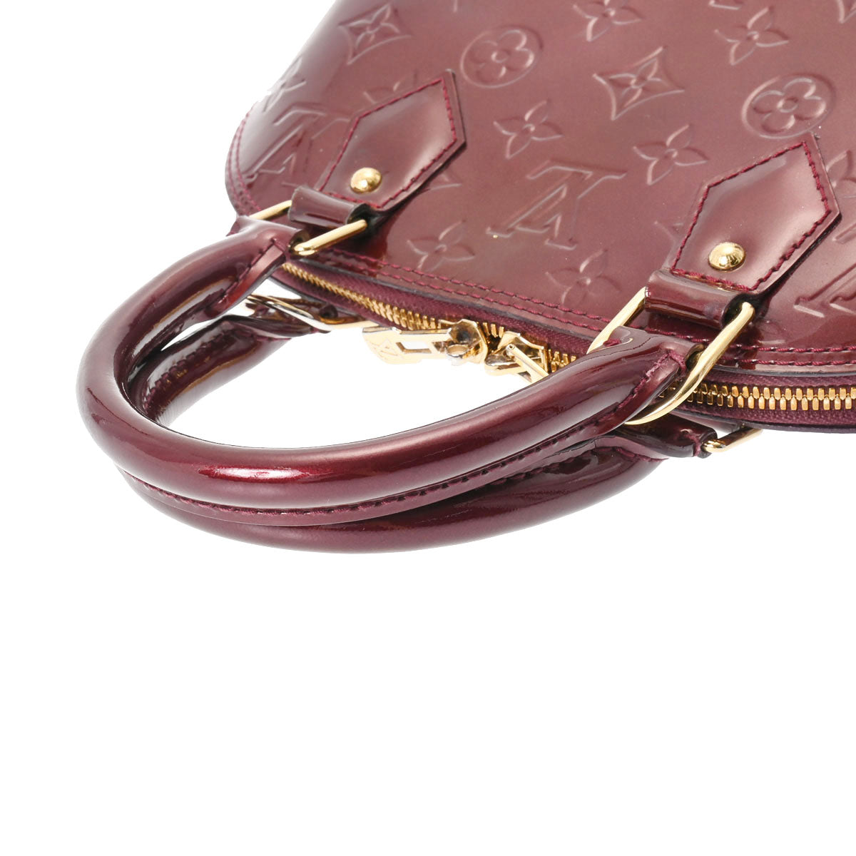 LOUIS VUITTON ヴィトン ヴェルニ アルマBB ハンドバッグ