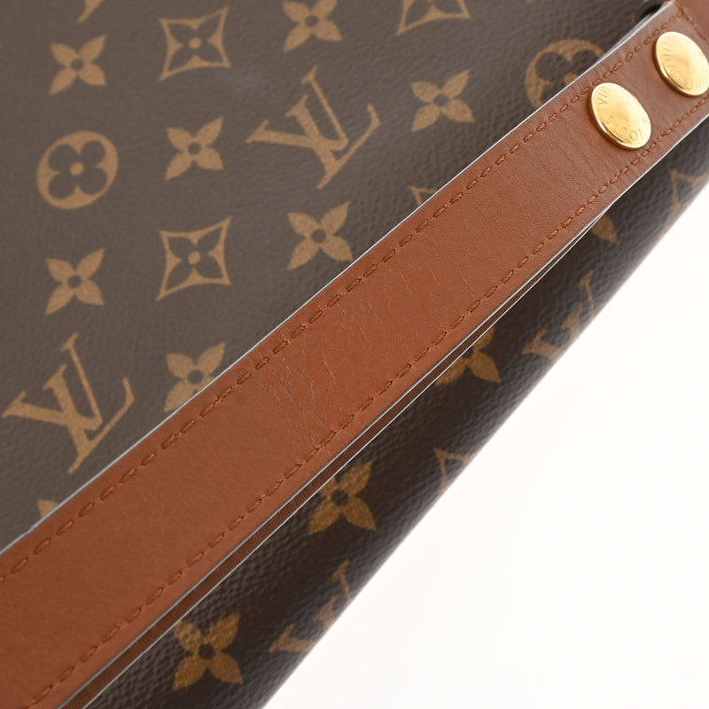 LOUIS VUITTON ルイヴィトン モノグラムリバース ドーフィーヌ MM 2WAY ブラウン M45958 レディース モノグラムキャンバス ショルダーバッグ Aランク 中古 銀蔵