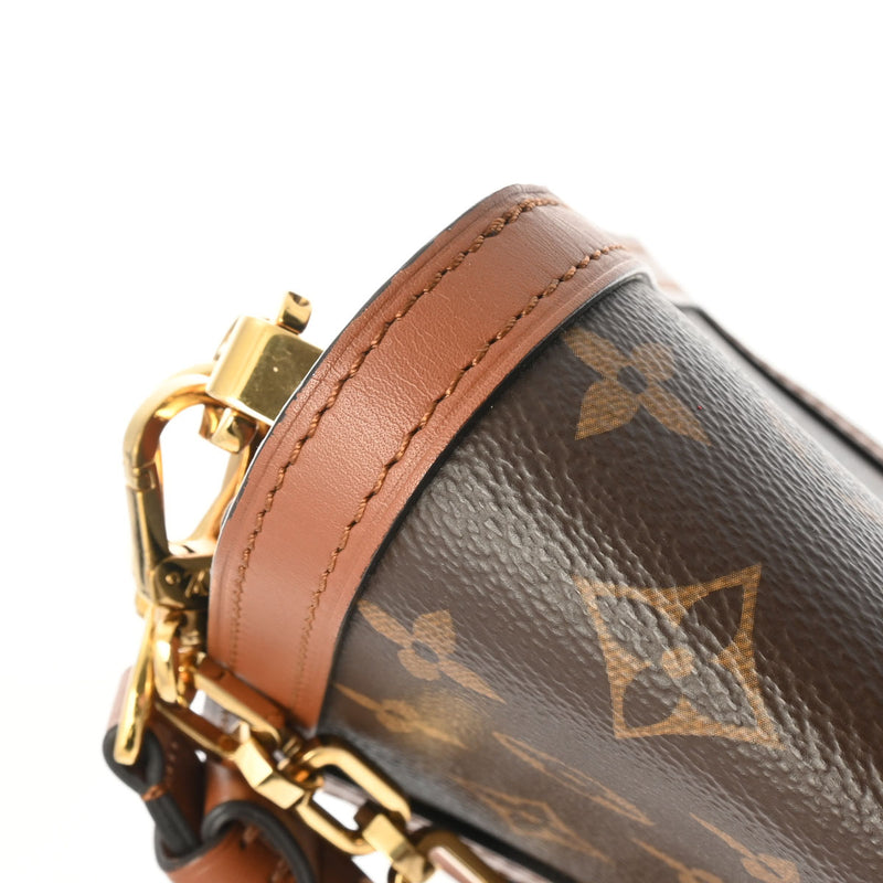 LOUIS VUITTON ルイヴィトン モノグラムリバース ドーフィーヌ MM 2WAY ブラウン M45958 レディース モノグラムキャンバス ショルダーバッグ Aランク 中古 銀蔵