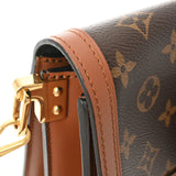 LOUIS VUITTON ルイヴィトン モノグラムリバース ドーフィーヌ MM 2WAY ブラウン M45958 レディース モノグラムキャンバス ショルダーバッグ Aランク 中古 銀蔵