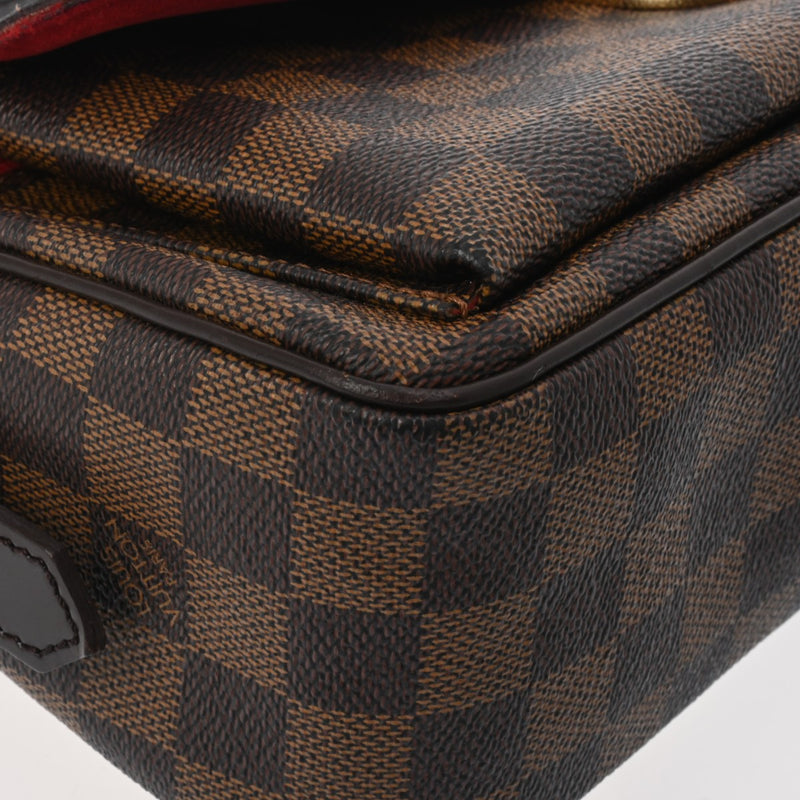 LOUIS VUITTON ルイヴィトン ダミエ ラヴェッロ GM ロングストラップ ブラウン N60006 レディース ダミエキャンバス ショルダーバッグ ABランク 中古 銀蔵