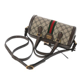 GUCCI グッチ バレンシアガコラボ 2WAY ベージュ/エボニー 680123 レディース PVC レザー ハンドバッグ 新同 中古 銀蔵