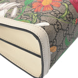 GUCCI グッチ オフィディア GGフローラ スモール 白 503877 レディース PVC レザー ショルダーバッグ Aランク 中古 銀蔵