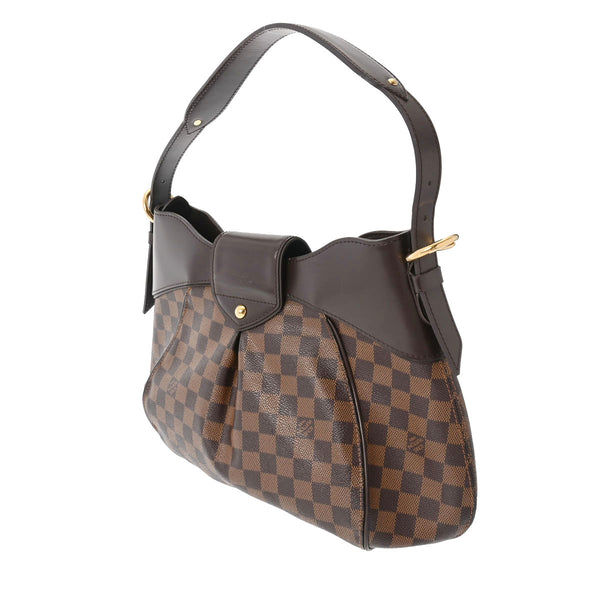 LOUIS VUITTON ルイヴィトン ダミエ システィナ MM ブラウン N41541 レディース ダミエキャンバス ショルダーバッグ ABランク 中古 銀蔵