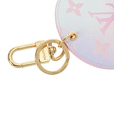LOUIS VUITTON ルイヴィトン モノグラムジャイアント ポルトクレ イリュストレ グラデーション ピンク/紫 M00666 レディース モノグラムキャンバス キーホルダー Aランク 中古 銀蔵